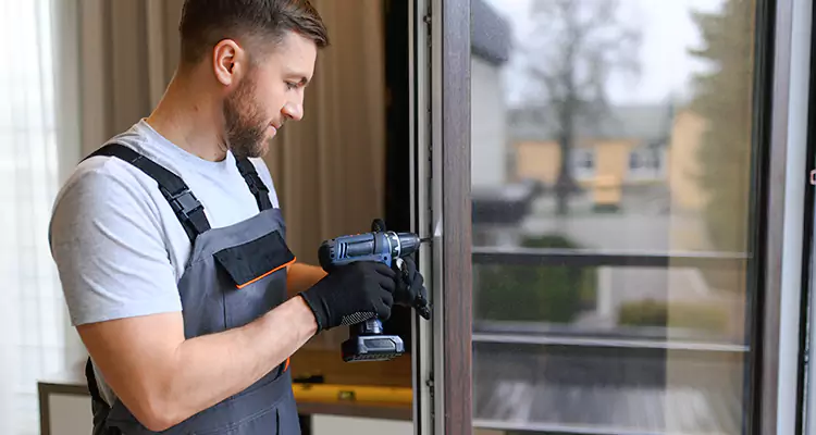 Sliding Screen Door Handle Repair in Ives Estates, FL